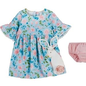 Mudpie Pastel Bunny dress